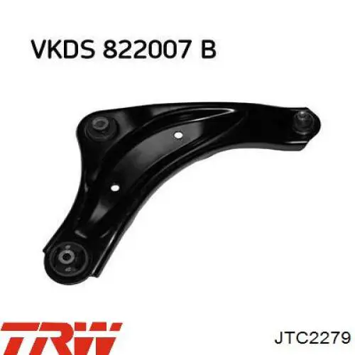 Правый рычаг передней нижней подвески TRW JTC2279 цена, от 43.81 USD
