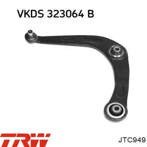 JTC949 TRW Рычаг передней подвески нижний левый