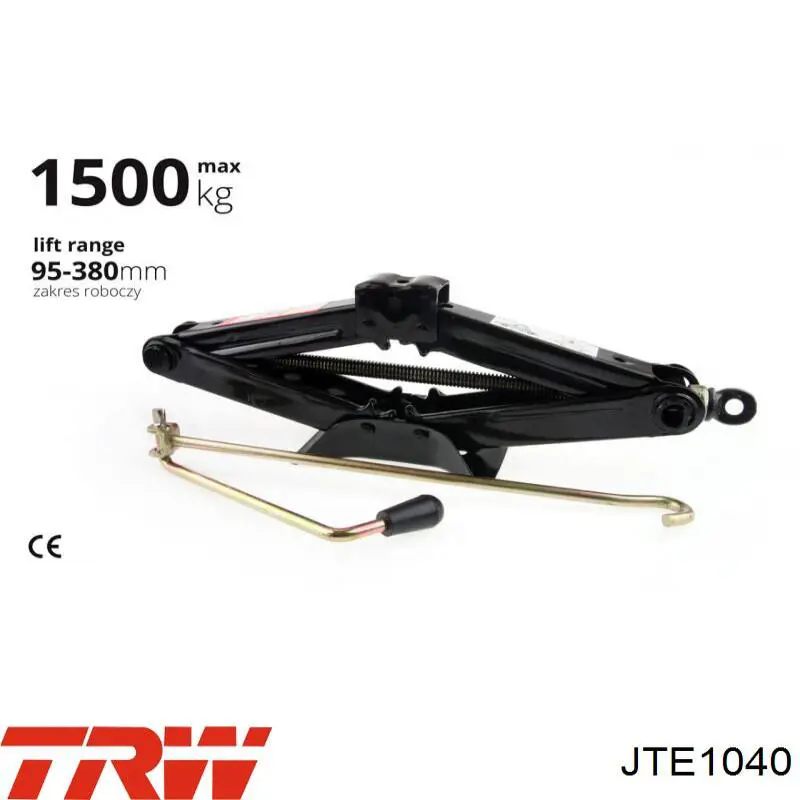 JTE1040 TRW наконечник рулевой тяги внешний