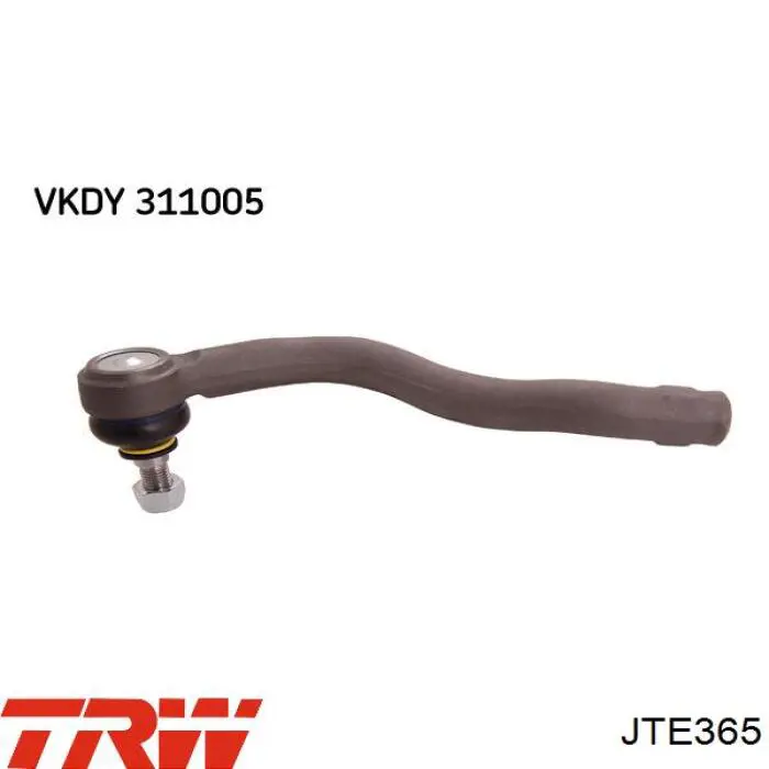JTE365 TRW наконечник рулевой тяги внешний