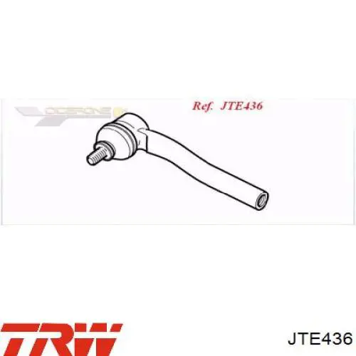 JTE436 TRW наконечник рулевой тяги внешний