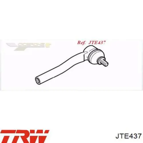 JTE437 TRW наконечник рулевой тяги внешний