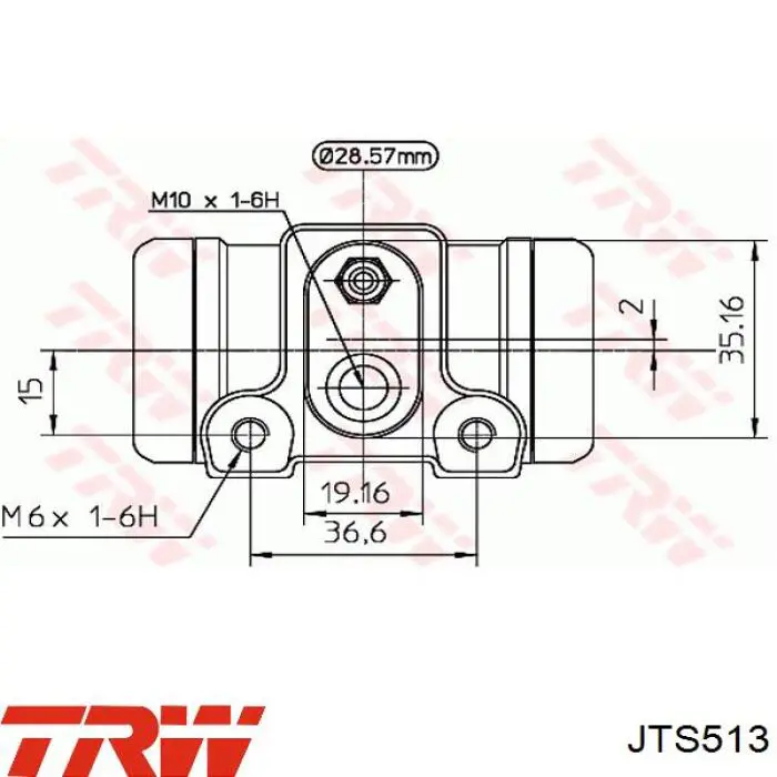 Купить JTS513 TRW Солдатик стабилизатора, заднего