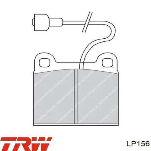 Свечи накала LP156 TRW