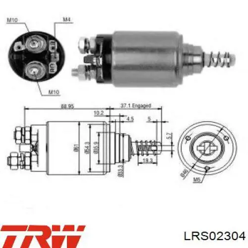 Купить LRS02304 TRW Стартер