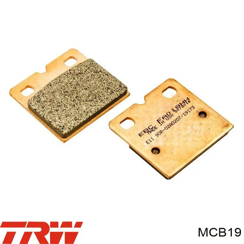 Купить MCB19 TRW Колодки тормозные