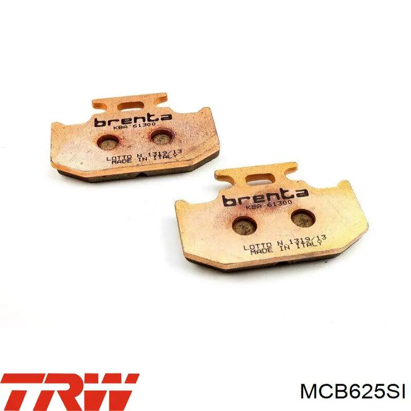 Купить MCB625SI TRW Колодки тормозные задние, дисковые