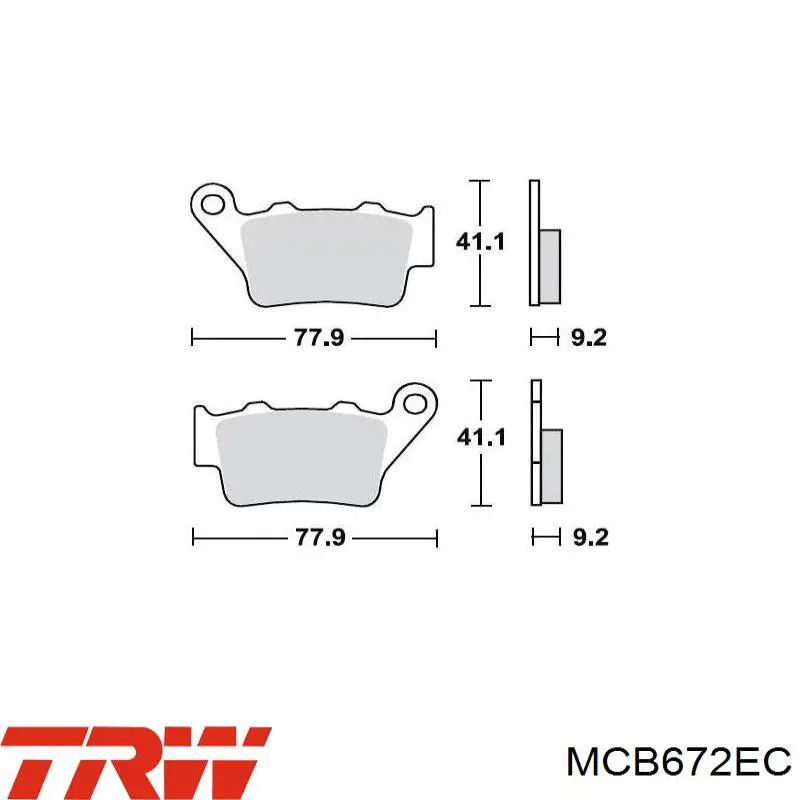  TRW MCB672EC цена, от 17.97 USD