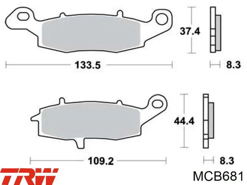 Купить 07KA1807 Brembo Колодки тормозные