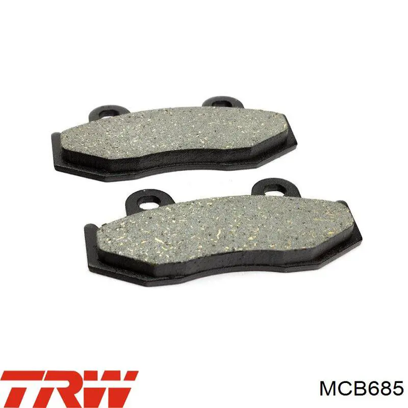 Передние тормозные колодки MCB685 TRW