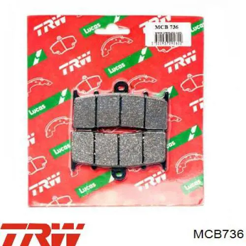 Колодки TRW MCB736 цена, от 34.64 USD