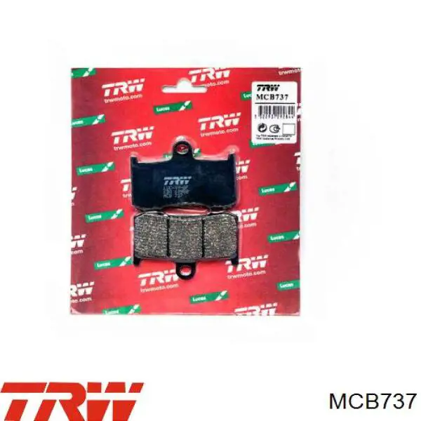 Колодки TRW MCB752SV цена, от 31.34 USD
