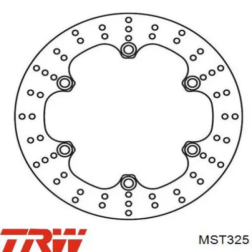 Купить MST325 TRW Диск тормозной задний