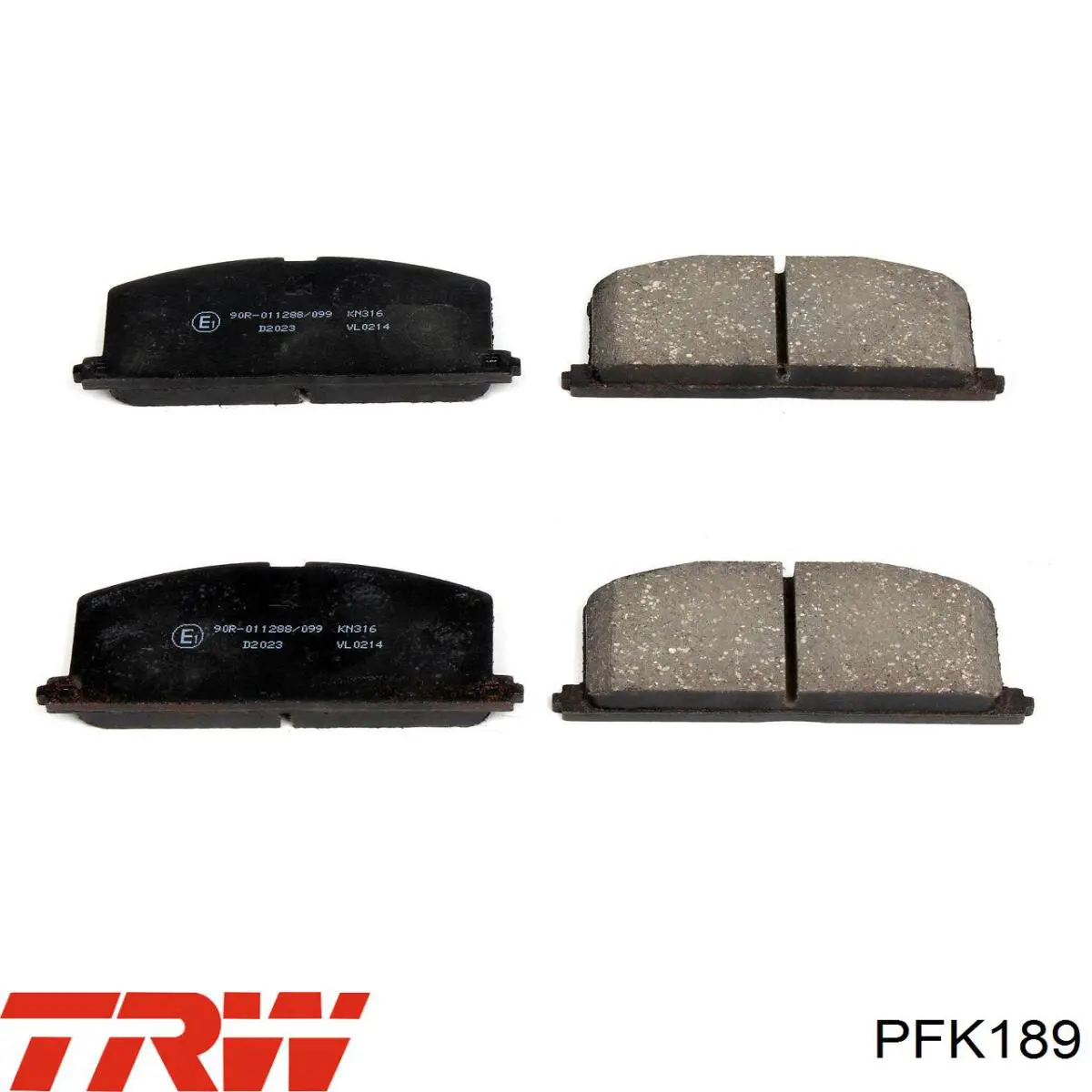 Купить PFK189 TRW Ремкомплект тормозных колодок