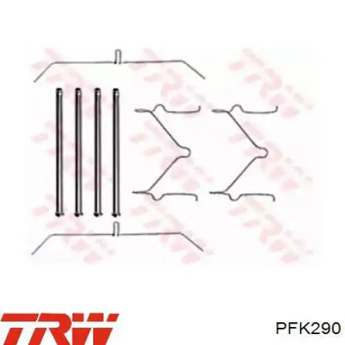 Направляющая суппорта переднего TRW PFK290