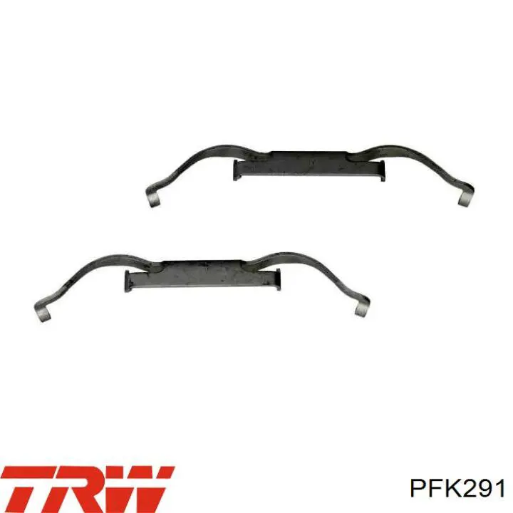Ремкомплект тормозных колодок TRW PFK291 цена, от 14.67 USD