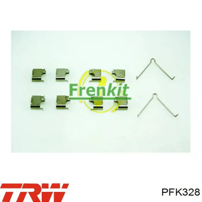Ремкомплект тормозных колодок TRW PFK328 цена, от 5.39 USD