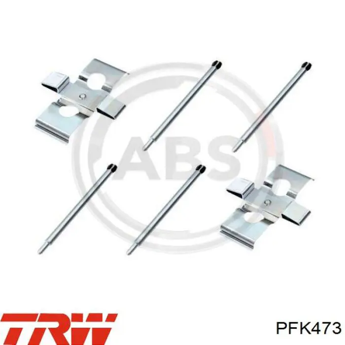 Ремкомплект тормозов передних TRW PFK473 цена, от 10.84 USD