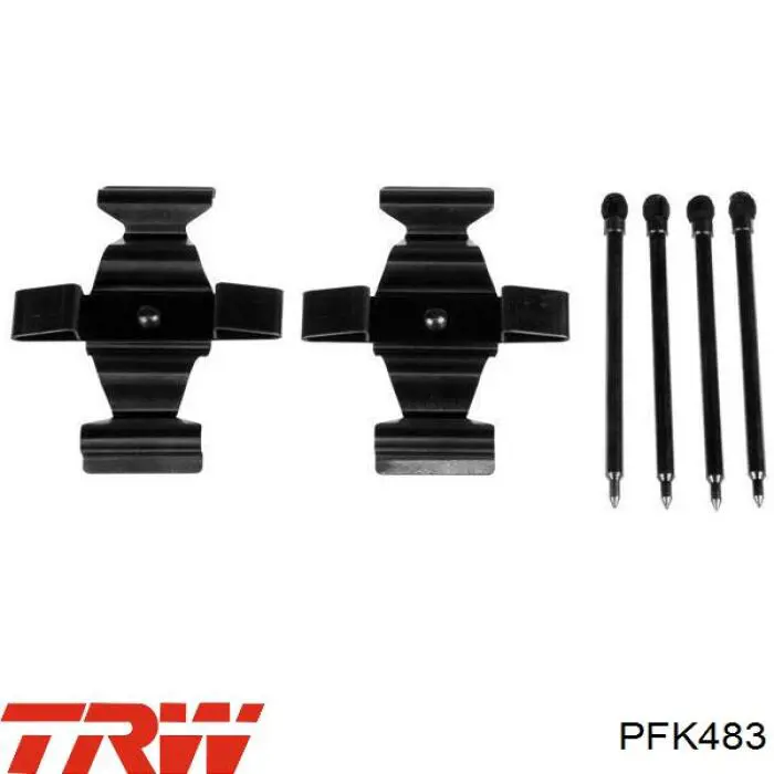 PFK483 TRW Ремкомплект торм. колодок