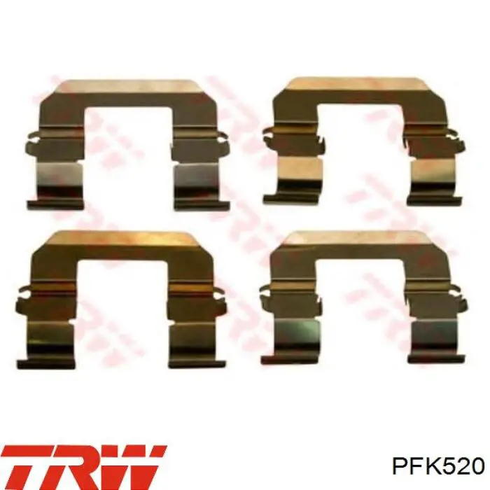 Комплект пружинок крепления дисковых колодок задних ERT 420339 цена, от 5.34 USD