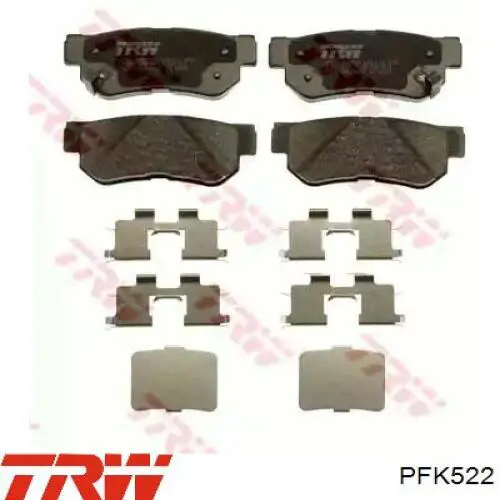  TRW PFK522 цена, от 10.88 USD