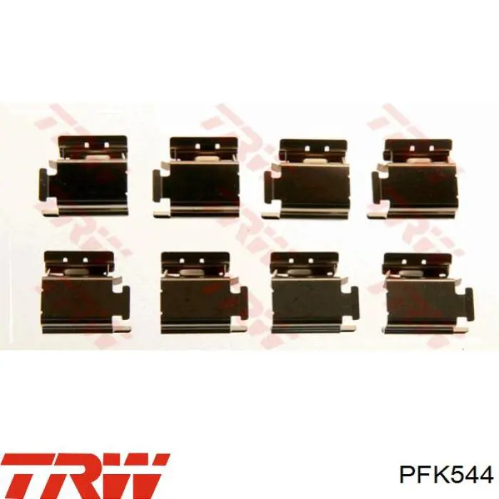 Ремкомплект тормозных колодок TRW PFK544 цена, от 16.55 USD