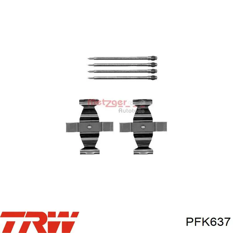 Комплект пружинок крепления дисковых колодок задних Quick Brake 1091800 цена, от 8.65 USD