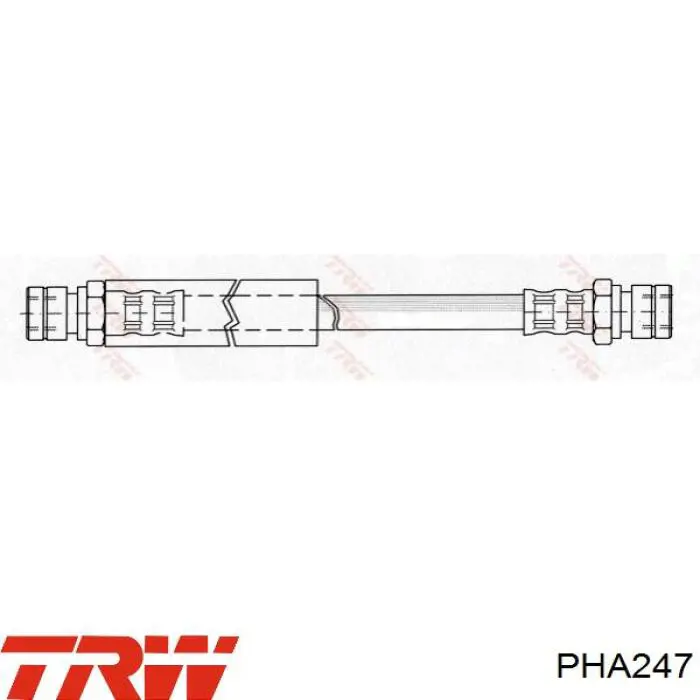 Купить C82158ABE ABE Шланг тормозной передний