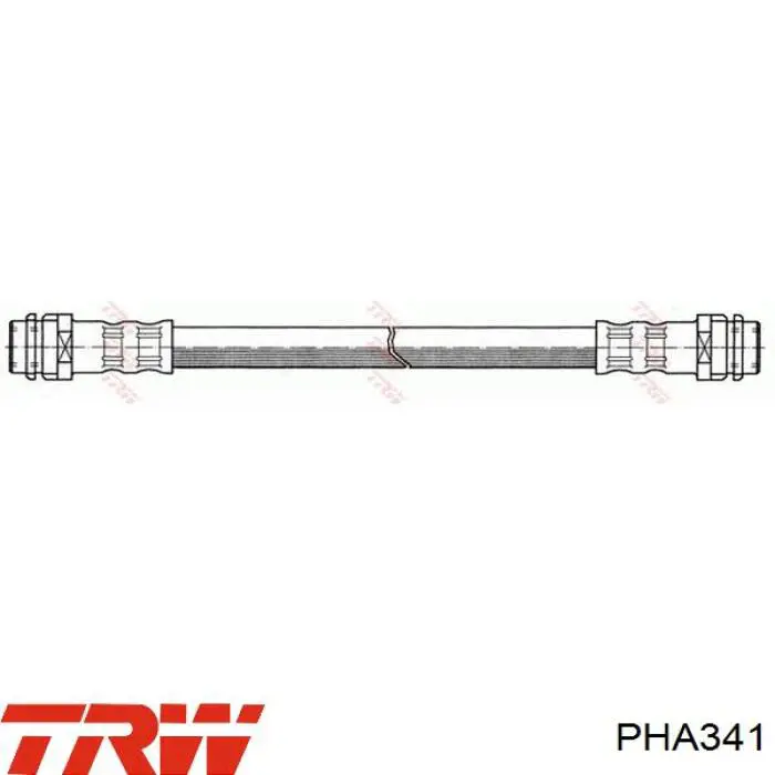 Задний тормозной шланг PHA341 TRW