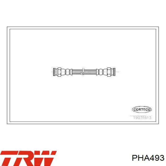 Задний тормозной шланг PHA493 TRW