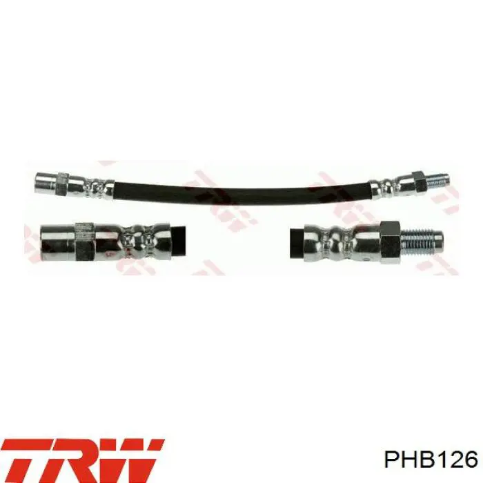 PHB126 TRW Гибкая тормозная трубка задняя