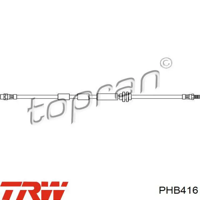 Купить PHB416 TRW Шланг тормозной передний