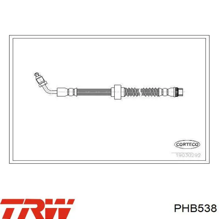 Шланг тормозной передний 5040321 Autotechteile