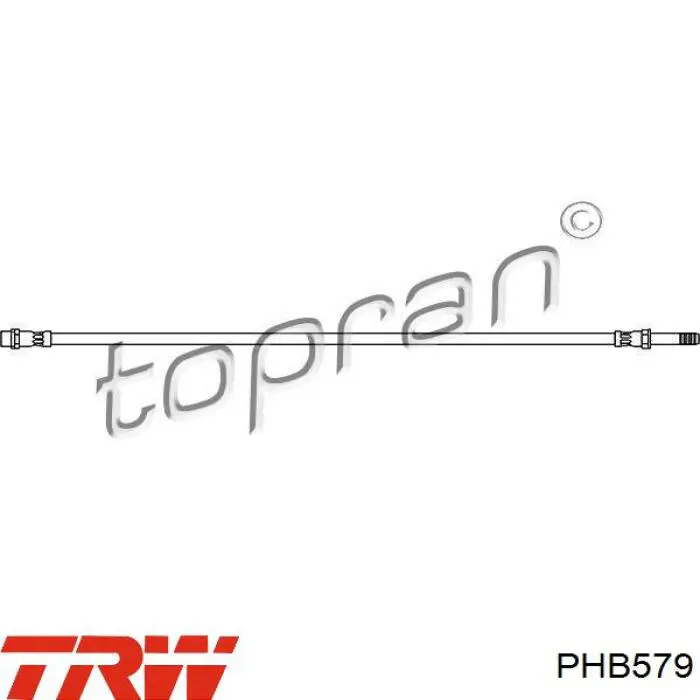 Шланг тормозной передний PHB579 TRW