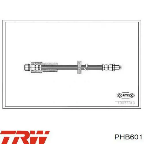 Купить PHB601 TRW Задний тормозной шланг