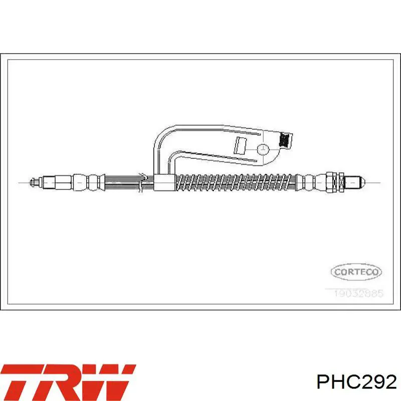 Шланг тормозной передний, левый Ford 1021839 цена, от 13.74 USD