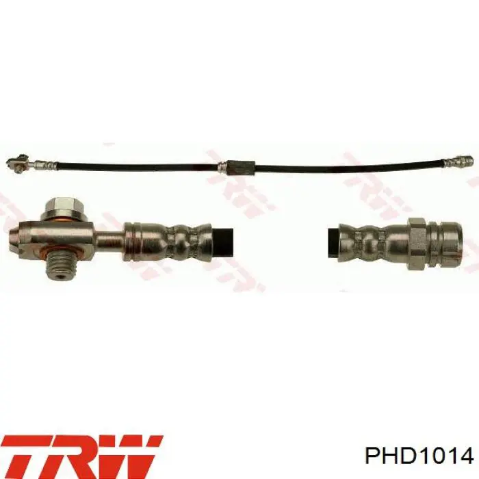 PHD1014 TRW шланг тормозной передний