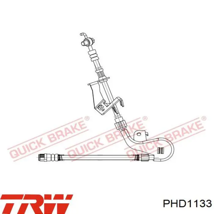 Шланг тормозной задний, левый ABS SL6344 цена, от 36.53 USD
