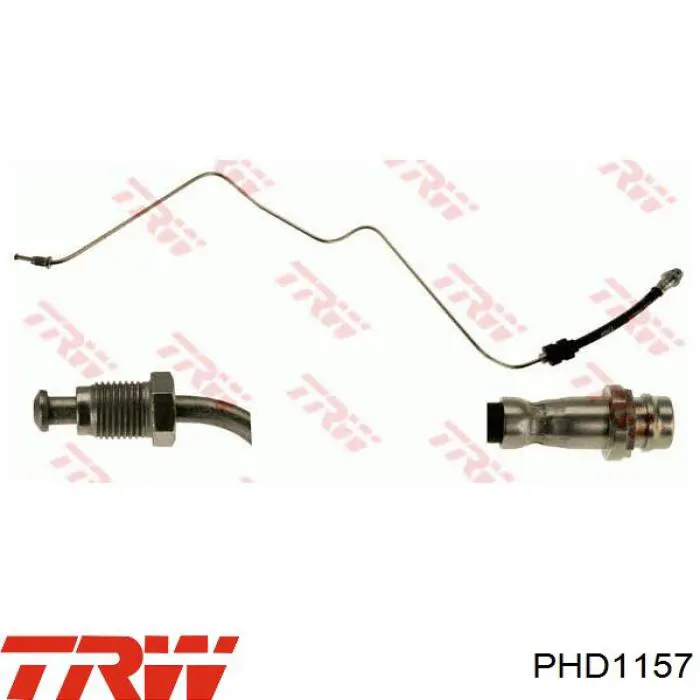 PHD1157 TRW шланг тормозной задний левый