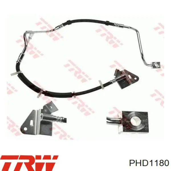 PHD1180 TRW Шланг тормозной левый передний