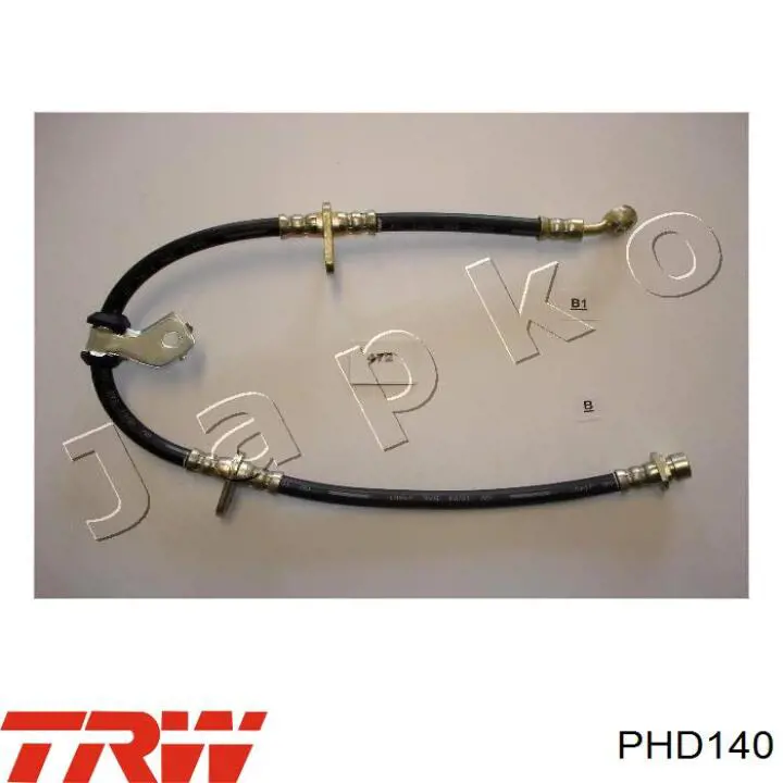 Шланг тормозной передний, левый K&K FT3510 цена, от 18.25 USD