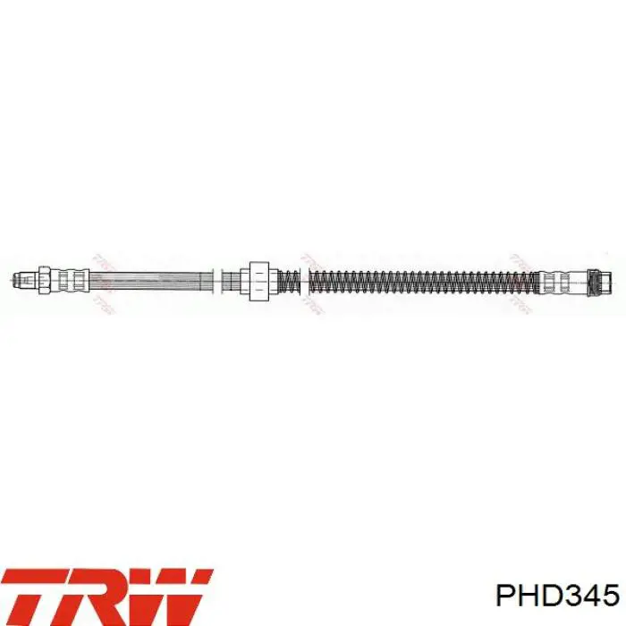 Шланг тормозной передний TRW PHD345 цена, от 22.80 USD