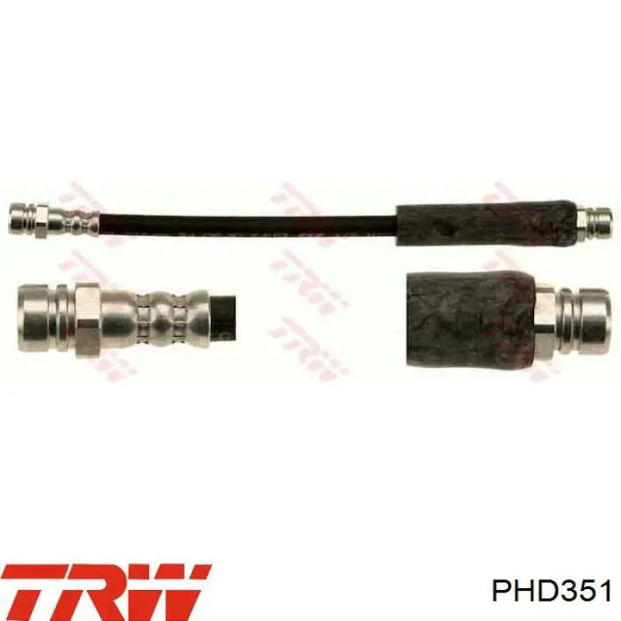 Шланг тормозной задний TRW PHD351