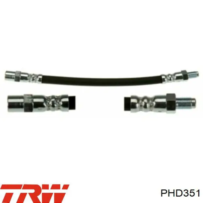 PHD351 TRW шланг тормозной задний