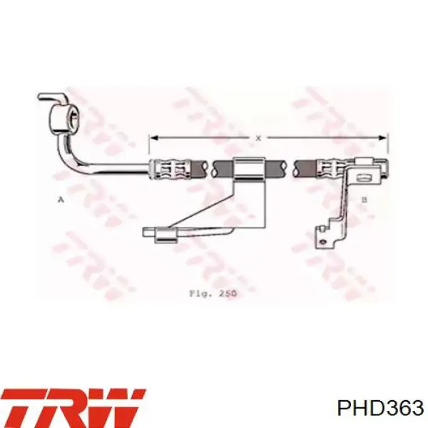 Купить E168073 Peugeot/Citroen Шланг тормозной передний, правый