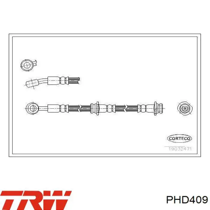 Шланг тормозной передний, левый Nissan/Infiniti 462100M005 цена, от 10.11 USD