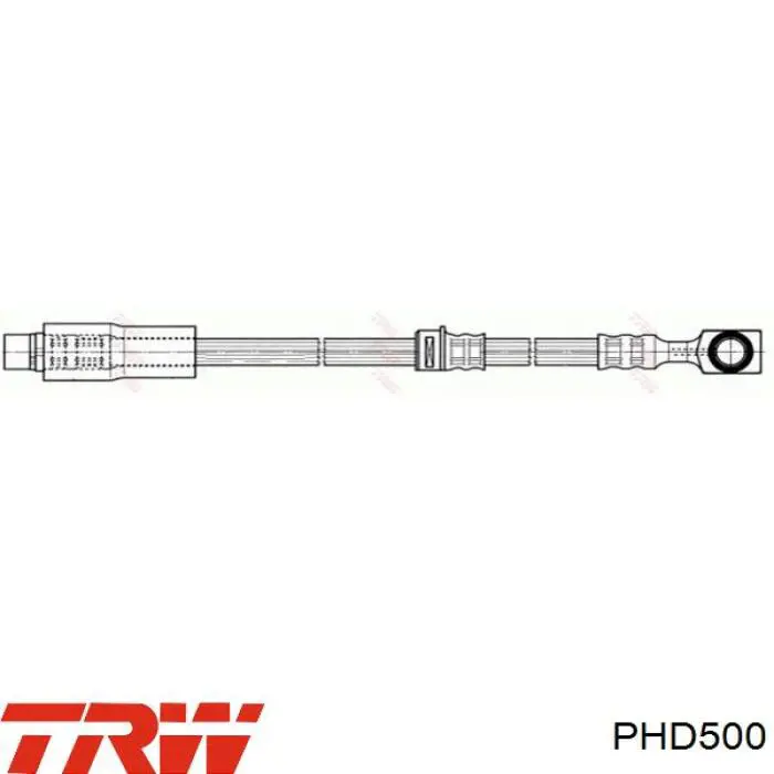 Шланг тормозной передний TRW PHD500 цена, от 12.05 USD