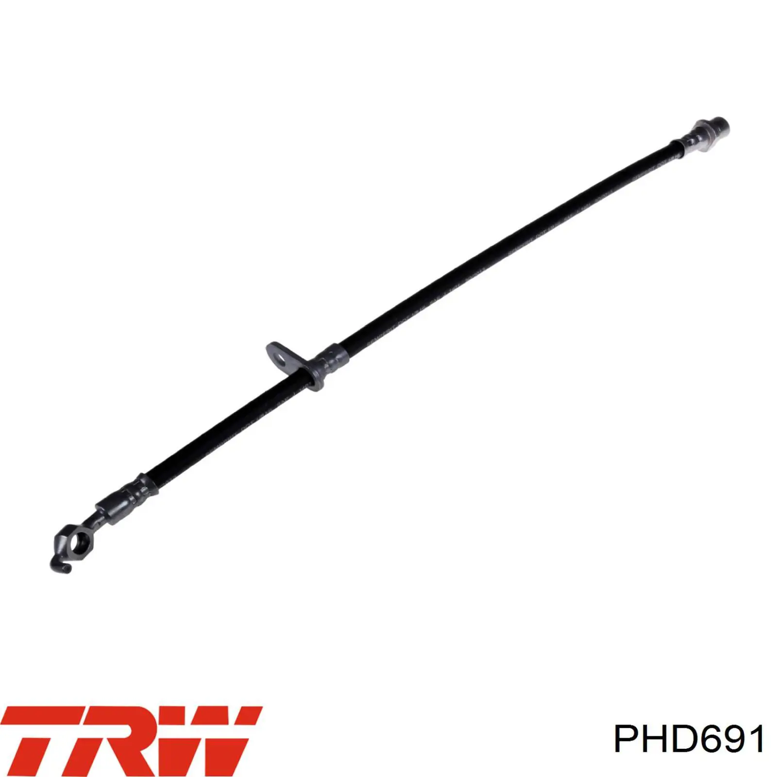 PHD691 TRW шланг тормозной передний правый