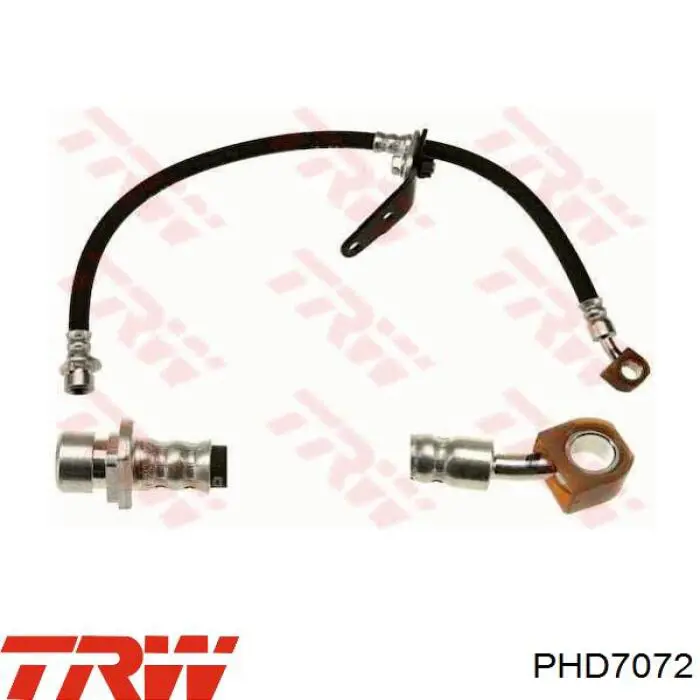 Шланг тормозной передний, левый TRW PHD7072 цена, от 12.67 USD