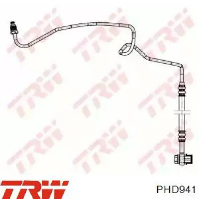Задний левый тормозной шланг TRW PHD941